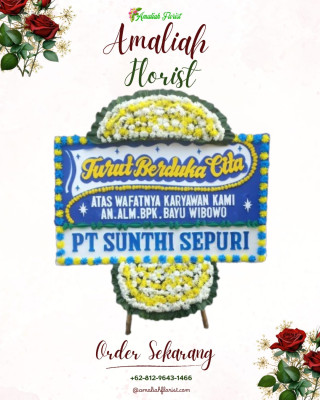 Papan Bunga Duka di Pb Bengkel Baru