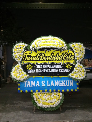 Papan Bunga Duka di Pb Bengkel Baru